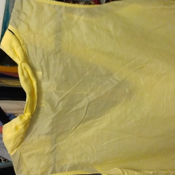 Trinity women's canary yellow sleeveless top Sz Medium - Picture 12 of 17